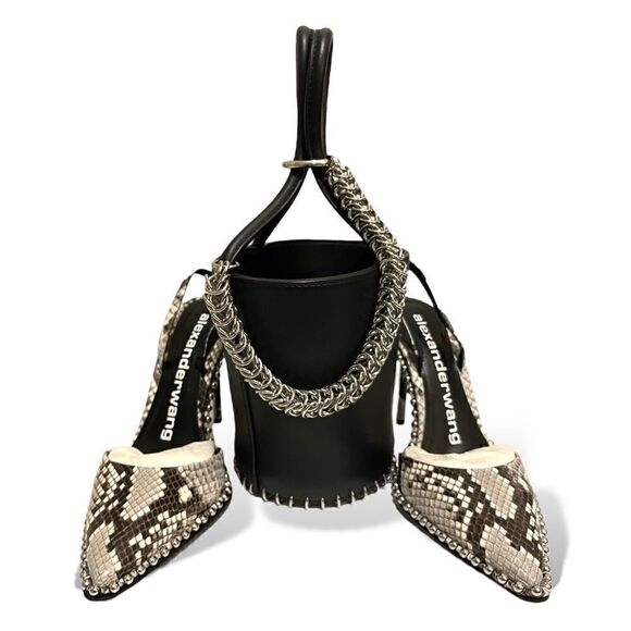 ALEXANDER WANG Rina Studded Slingbacks - Picture 3 of 14